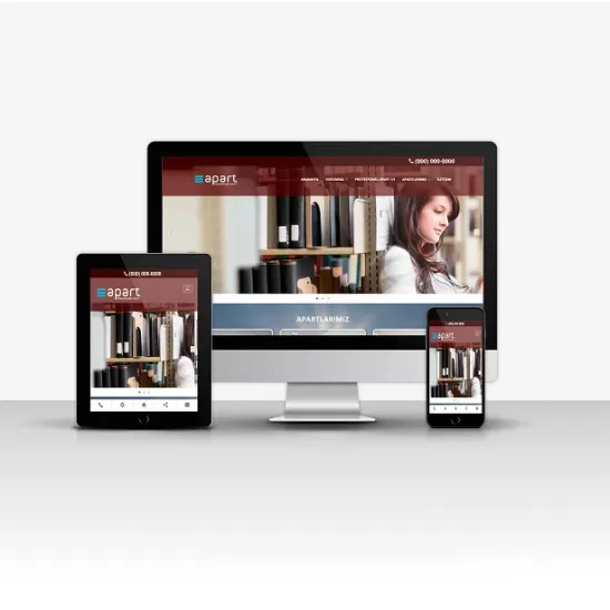 Profesyonel Apart V1 – Mobil Uyumlu, Çoklu Görselli Hazır Apart Web Sitesi