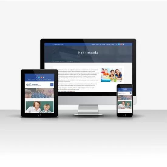 Eğitim – Etüt – Dershane V1 – Mobil Uyumlu, Ön Kayıt ve Galeri Destekli Hazır Eğitim Kurumu Sitesi