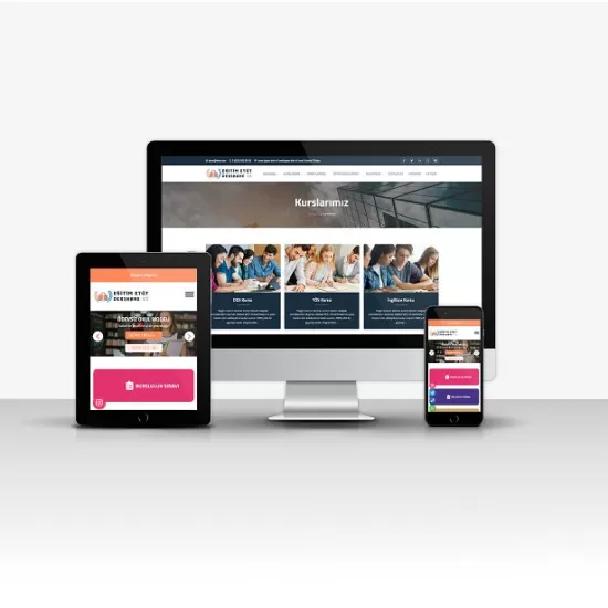 Eğitim – Etüt – Dershane V3 – Çok Dilli, Mobil Uyumlu Profesyonel Eğitim Kurumu Web Sitesi