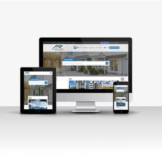 Emlak Sitesi V2 – Gelişmiş Filtreleme ve Harita Destekli Hazır Emlak Web Sitesi