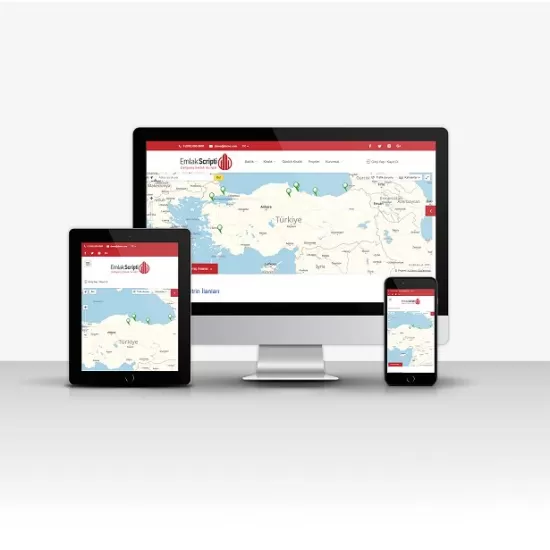 Emlak Sitesi V3 – Responsive Tasarımlı, Gelişmiş Yönetim Panelli Hazır Emlak Sitesi