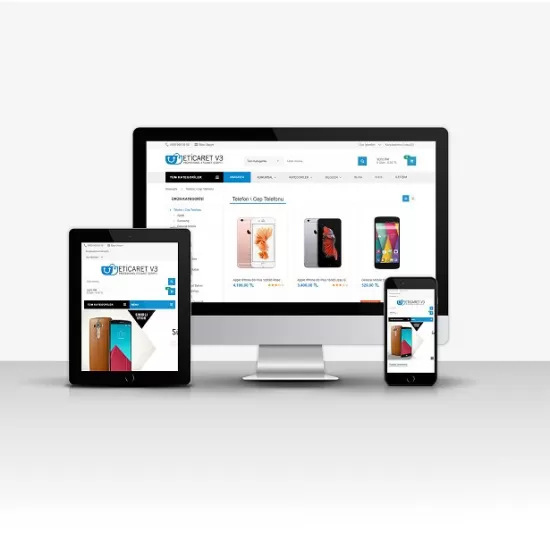 E-Ticaret V3 – PayTR Sanal POS, Kapıda Ödeme ve Gelişmiş Ürün Karşılaştırma Sistemi ile Modern Altyapı