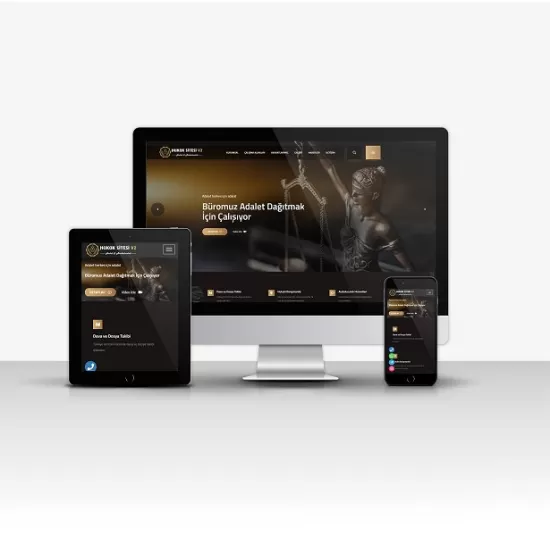 Hukuk Sitesi V2 – Avukatlar İçin Sınırsız Dilli, Mobil Uyumlu Web Sitesi