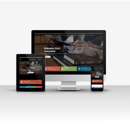 Hukuk Sitesi V3 – Avukatlar ve Hukuk Büroları İçin Mobil Uyumlu Web Sitesi