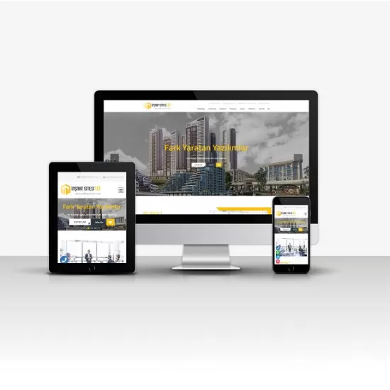 İnşaat Sitesi V9 – Mobil Uyumlu, Çok Dilli Hazır Web Sitesi (Tüm Sektörlere Uygun)