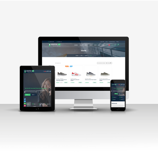 Kurumsal Firma V22 – Gelişmiş E-Ticaret Modüllü, Çok Dilli Kurumsal Web Sitesi