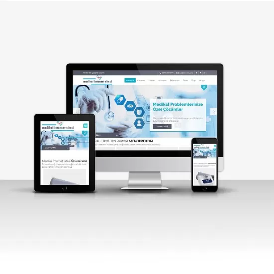 Medikal Web Sitesi V1 | Sınırsız Ürün ve Kategori Destekli, Mobil Uyumlu Sağlık Sitesi