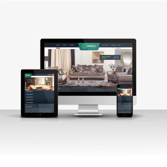 Mobilya Sitesi V1 – Çift Dilli, Modern Tasarımlı, SEO Destekli Mobil Uyumlu Web Sitesi