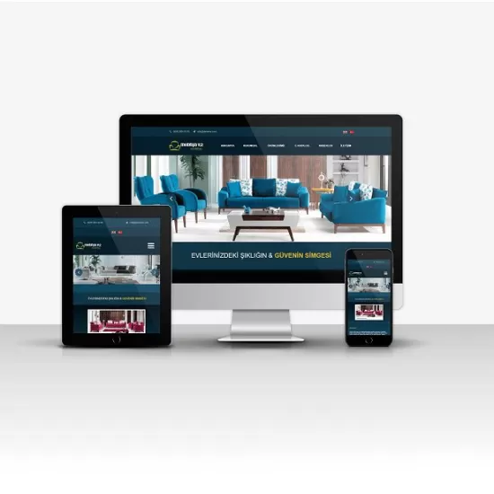 Mobilya Sitesi V2 – Çift Dilli, Modern Tasarımlı, SEO Uyumlu Mobil Web Sitesi
