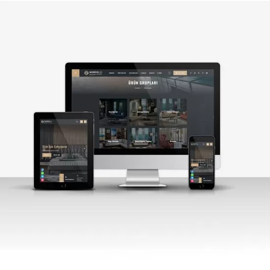 Mobilya Sitesi V5 – Şık, Mobil Uyumlu ve Çok Dilli Hazır Web Sitesi (Tüm Sektörlere Uygun)