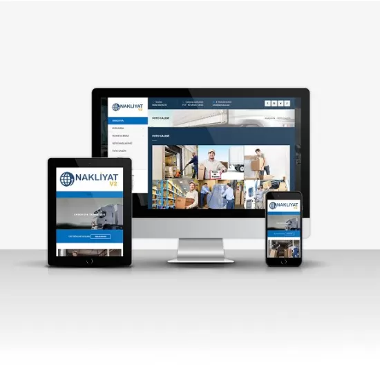 Nakliyat Sitesi V2 – Mobil Uyumlu Lojistik Firma Web Sitesi