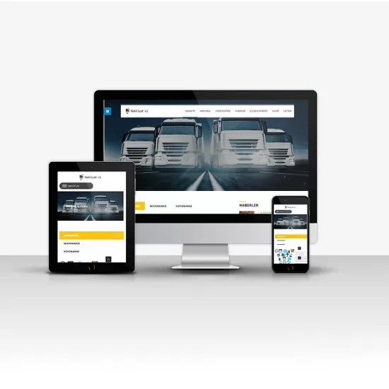Nakliyatçı Sitesi V1 – Mobil Uyumlu, Hizmet ve Referans Modüllü, SEO Destekli Web Sitesi