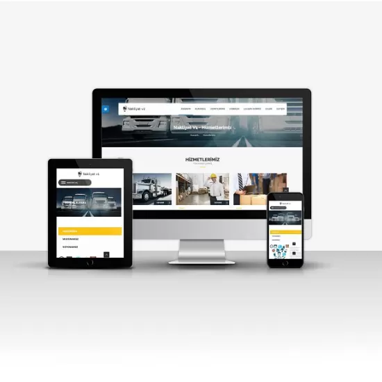 Nakliyatçı Sitesi V1 – Mobil Uyumlu, Hizmet ve Referans Modüllü, SEO Destekli Web Sitesi