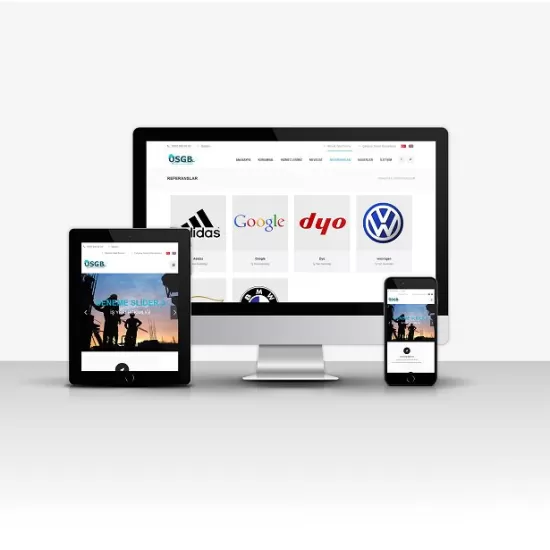 OSGB Firma Sitesi V1 – Çift Dilli, Hizmet Talep ve Mevzuat Modüllü Mobil Uyumlu Web Sitesi