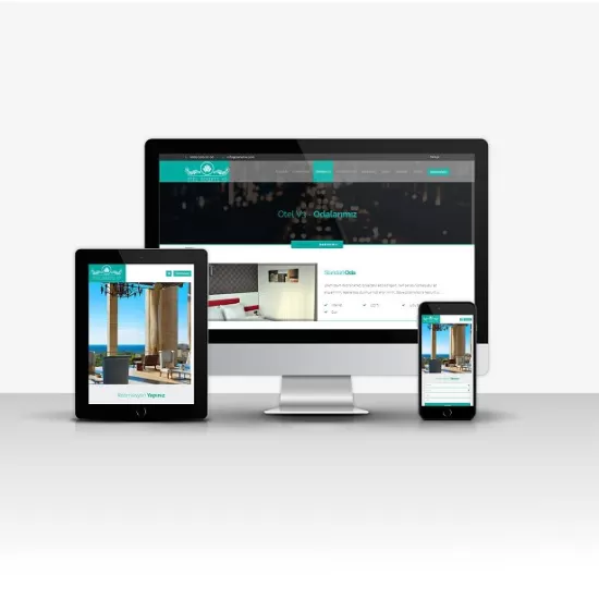 Otel Sitesi V3 – Mobil Uyumlu, Rezervasyon ve Galeri Destekli Hazır Otel Web Sitesi