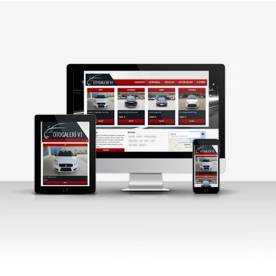 Otogaleri V1 – Mobil Uyumlu ve Kolay Yönetilebilir Hazır Araç Satış Web Sitesi