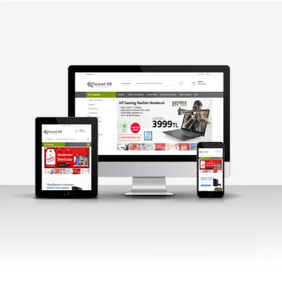 Platinum E-Ticaret V5 – Son Jenerasyon HTML5 Tabanlı, Gelişmiş Sipariş ve Varyant Yönetimi | PayTR + Iyzico Destekli