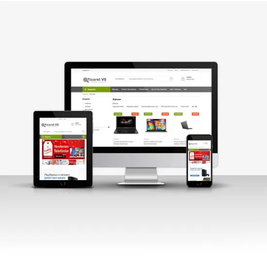 Platinum E-Ticaret V5 – Son Jenerasyon HTML5 Tabanlı, Gelişmiş Sipariş ve Varyant Yönetimi | PayTR + Iyzico Destekli