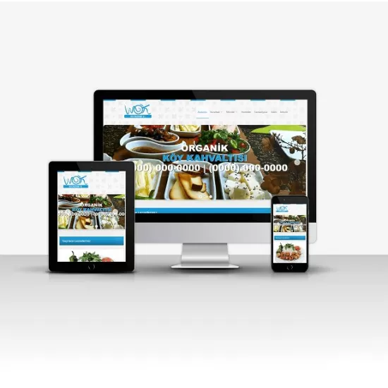 Restaurant Sitesi V1 – Mobil Uyumlu, Temel İçerik Yönetimli Hazır Restoran Web Sitesi