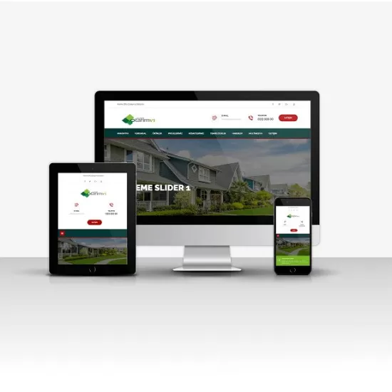 Tarım Makineleri Sitesi V1 – Mobil Uyumlu, Ürün ve Proje Odaklı Tarım Web Sitesi Yazılımı